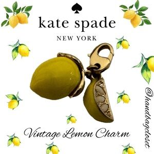 KATE SPADE Vintage Lemon Charm (No Bracelet)